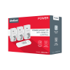 Gniazdo sieciowe Rebel  sterowane pilotem (1+3)